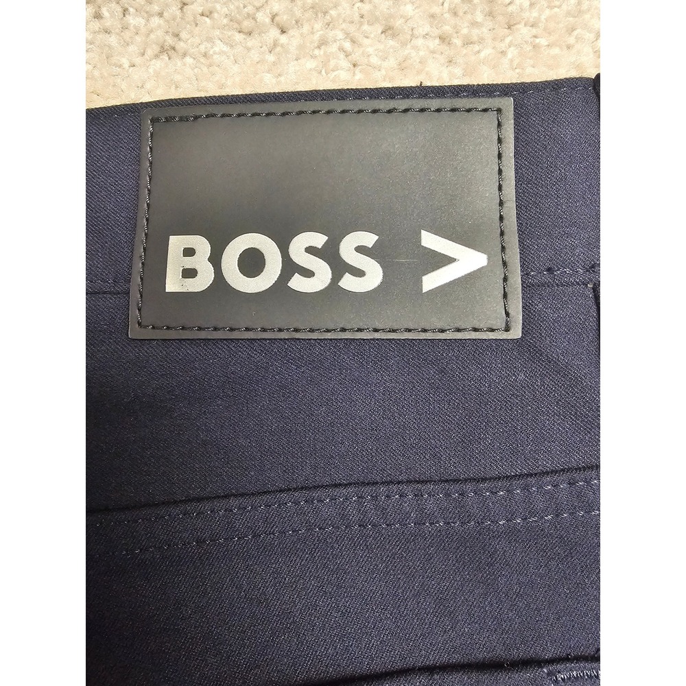Hugo Boss Delaware Slim Fit Performance Stretch Pants Navy Blue 36/32 50477048 - Picture 11 of 11